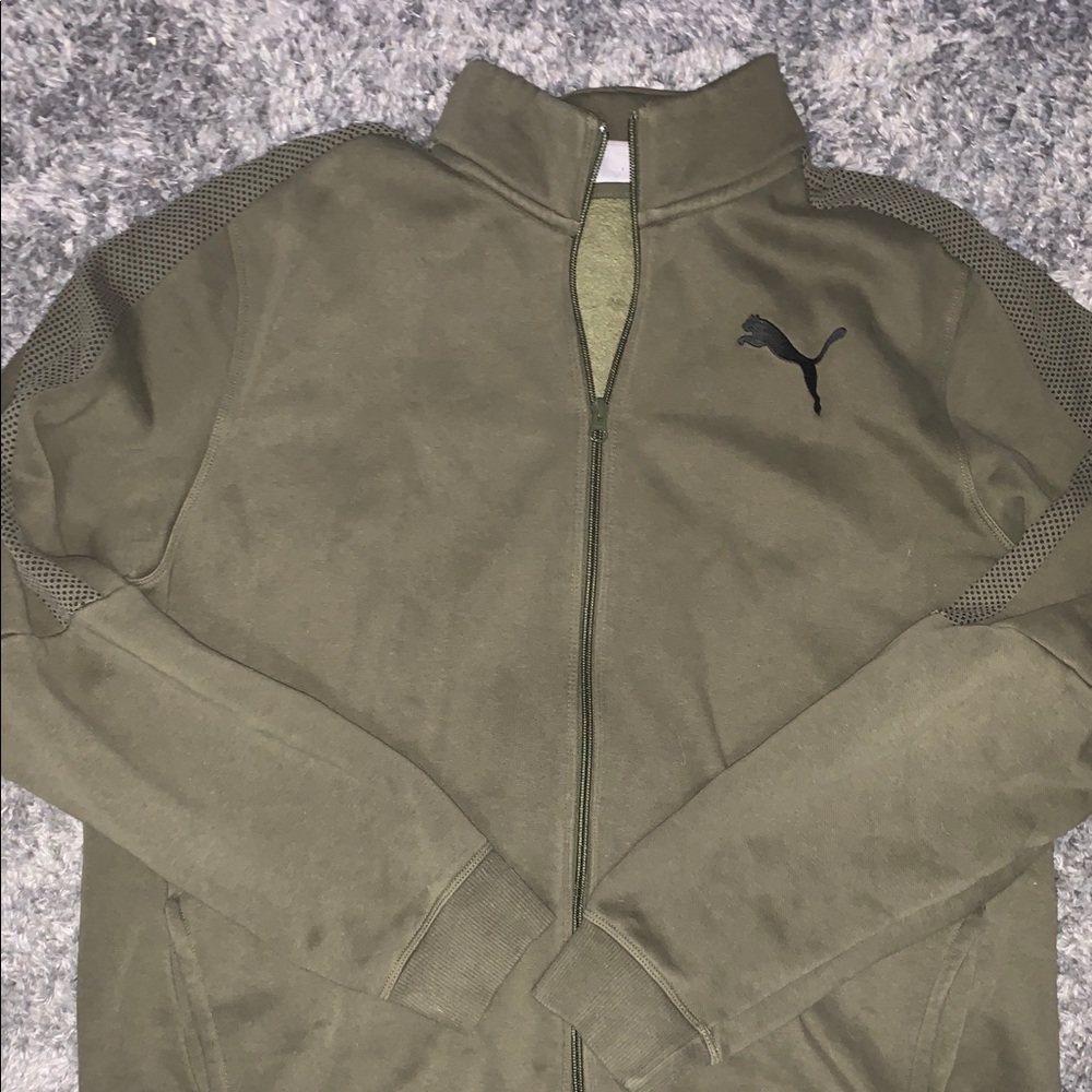 Army green puma jacket